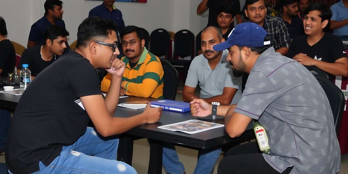 Masala Champion Fight Community Meetup Masala Champion Fight community meetup in Bangalore with players competing in a tournament
