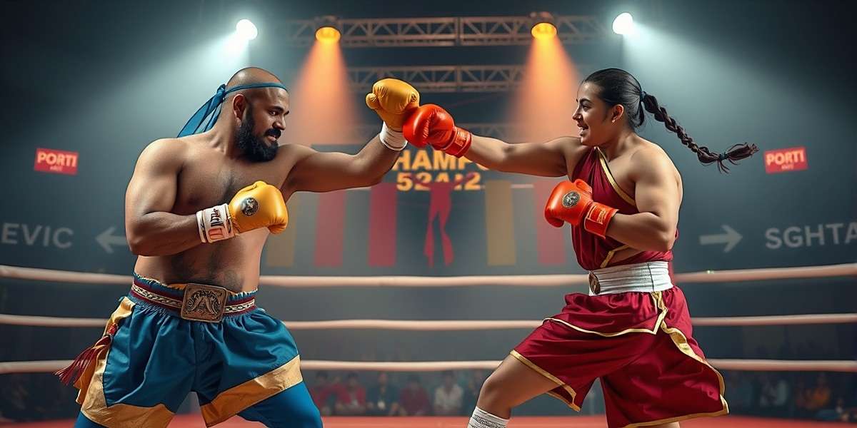 Masala Champion Fight Battle Arena Masala Champion Fight arena showing two fighters from different Indian regions battling with spicy special effects